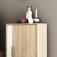 Wohnzimmer-Set >ANEMOS V< in Sonoma Eiche aus Holzwerkstoff - 270x190x42 (BxHxT)