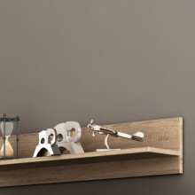 Wohnzimmer-Set >ANEMOS V< in Sonoma Eiche aus Holzwerkstoff - 270x190x42 (BxHxT)