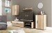 Wohnzimmer-Set >ANEMOS V< in Sonoma Eiche aus Holzwerkstoff - 270x190x42 (BxHxT)