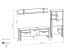 Wohnwand >NORDI< in Schwarz/Okapi Nuss - 270,1x177,6x43,1 (BxHxT)