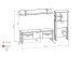Wohnwand >NORDI< in Schwarz/Okapi Nuss - 270,1x177,6x43,1 (BxHxT)