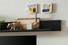 Wohnwand >ARTONA< in Dekor Artisan Eiche - 186x177,9x39,3 (BxHxT)