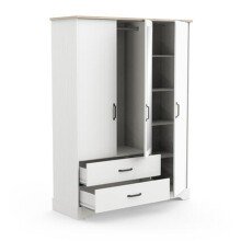 Schlafzimmer-Set >Cottage< in weiß/Eiche Kronberg