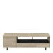 Lowboard >Harvey< in Eiche Champagner/ Beton Beige - 142x42x46cm (BxHxT)