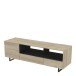 Lowboard >Harvey< in Eiche Champagner/ Beton Beige - 142x42x46cm (BxHxT)