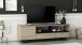 Lowboard >Harvey< in Eiche Champagner/ Beton Beige - 142x42x46cm (BxHxT)