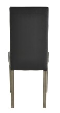 Stuhl >Namur< (2er Set) in dunkelgrau - 45x95x58cm (BxHxT)