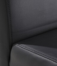 Stuhl >Namur< (2er Set) in dunkelgrau - 45x95x58cm (BxHxT)