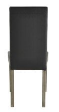 Stuhl >Namur< (2er Set) in dunkelgrau - 45x95x58cm (BxHxT)