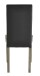 Stuhl >Namur< (2er Set) in dunkelgrau - 45x95x58cm (BxHxT)