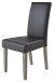 Stuhl >Namur< (2er Set) in dunkelgrau - 45x95x58cm (BxHxT)