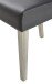 Stuhl >Namur< (2er Set) in dunkelgrau - 45x95x58cm (BxHxT)
