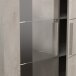 Vitrine >Antibes< in Beton/ Champagne Eich - 114x176x40cm (BxHxT)