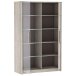 Vitrine >Antibes< in Beton/ Champagne Eich - 114x176x40cm (BxHxT)