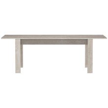 Küchentisch >Antibes< in Eiche Champagner / Beton Beige - 170x77x90cm (BxHxT)