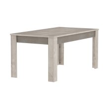 Küchentisch >Antibes< in Eiche Champagner / Beton Beige - 170x77x90cm (BxHxT)