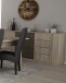 Lowboard >Antibes< in Eiche Champagner/ Beton Beige - 206x94x45cm (BxHxT)