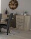 Lowboard >Antibes< in Eiche Champagner/ Beton Beige - 206x94x45cm (BxHxT)