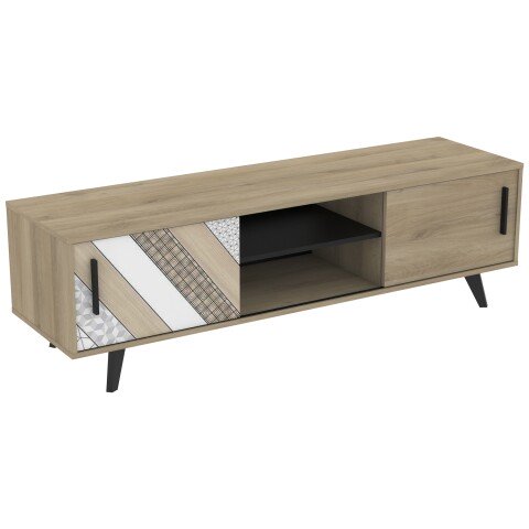 Lowboard >Helsinki< in Eiche Kronberg - 151x42x45cm (BxHxT)