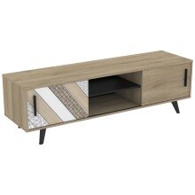 Lowboard >Helsinki< in Eiche Kronberg - 151x42x45cm...