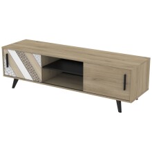 Lowboard >Helsinki< in Eiche Kronberg - 151x42x45cm (BxHxT)