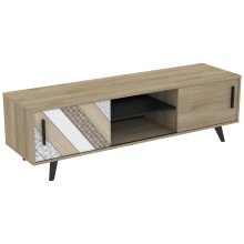 Lowboard >Helsinki< in Eiche Kronberg - 151x42x45cm...