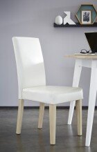 Esszimmerstuhl >Guevara< (2er Set) in matt Weiss aus Stoff, Polyurethan - 45x95x58 (BxHxT)