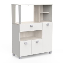 Buffet >Basilic< in Akazie/matt weiss - 99x132x42cm...