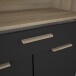 Beistellschrank >Dolce< in Kronberg / schwarz - 83x176x40cm (BxHxT)