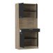 Beistellschrank >Dolce< in Kronberg / schwarz - 83x176x40cm (BxHxT)