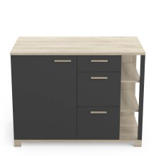 Unterschrank >Atelier< in Kronberg / schwarz  -...