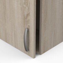Wandhängeschrank >Paprika< in SONOMA EICHE/BETON     - 40x70x30cm (BxHxT)