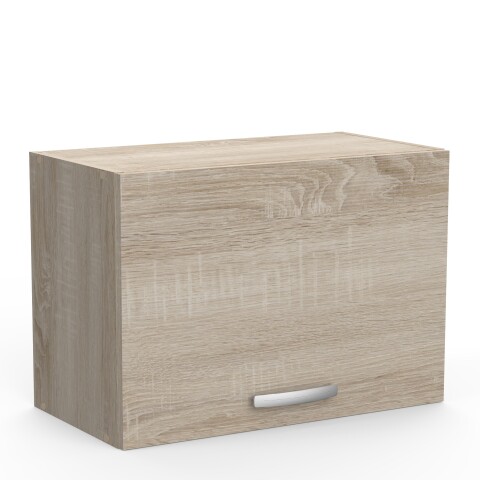 Wandhängeschrank >Paprika< in SONOMA EICHE/BETON     - 60x42x30cm (BxHxT)