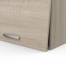Wandhängeschrank >Paprika< in SONOMA EICHE/BETON     - 60x42x30cm (BxHxT)