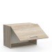 Wandhängeschrank >Paprika< in SONOMA EICHE/BETON     - 60x42x30cm (BxHxT)