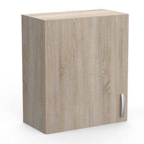 Wandhängeschrank >Paprika< in SONOMA EICHE/BETON     - 60x70x30cm (BxHxT)