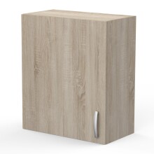 Wandhängeschrank >Paprika< in SONOMA EICHE/BETON     - 60x70x30cm (BxHxT)