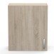 Wandhängeschrank >Paprika< in SONOMA EICHE/BETON     - 60x70x30cm (BxHxT)
