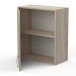 Wandhängeschrank >Paprika< in SONOMA EICHE/BETON     - 60x70x30cm (BxHxT)
