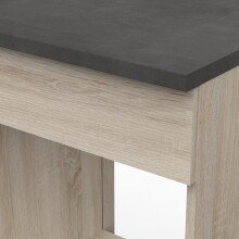 Unterschrank >Paprika< in SONOMA EICHE/BETON     - 60x85x60cm (BxHxT)