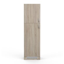 Hochschrank >Paprika< in SONOMA EICHE/BETON - 60x207x60cm (BxHxT)