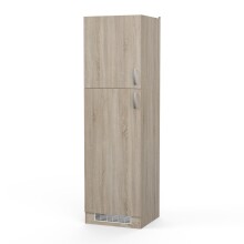 Hochschrank >Paprika< in SONOMA EICHE/BETON - 60x207x60cm (BxHxT)