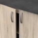 Unterschrank >Paprika< in SONOMA EICHE/BETON - 100x85x60cm (BxHxT)