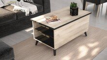 Couchtisch >Alba< in Dekor Kronberg - 95x54x48cm...