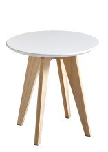 Couchtisch >Rondo< in Weiß aus MDF -...