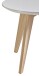 Couchtisch >Rondo< in Weiß aus MDF - 40x40x40cm (BxHxT)