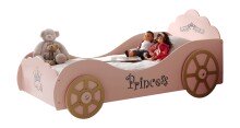 Autobett >Autobett< in Pink aus MDF -...