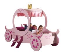 Autobett >Autobett< in Rosa aus MDF -...