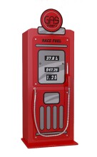 Wäscheschrank >Autobett< in Rot aus MDF -...