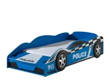 Autobett >Autobett< in Blau aus MDF - 173x41x75cm...